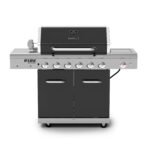 Nexgrill Deluxe 6-Burner Propane Gas Grill with Ceramic Searing Side Burner, Rotisserie Kit, 60,000 BTUs Output, and Stainless Steel Control Panel, BBQ Grill Perfect for Outdoor Gatherings 720-0896B