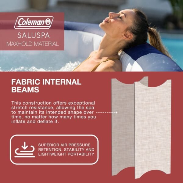 Coleman SaluSpa Atlantis AirJet Inflatable Hot Tub w/ Pump #P09144