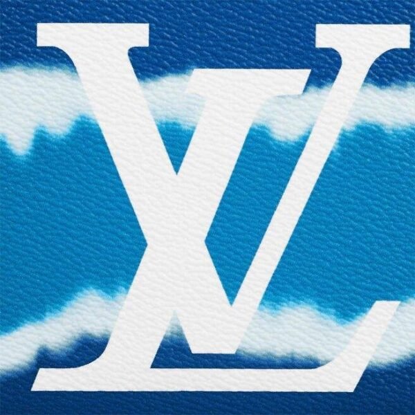 Louis Vuitton ESCALE POCHETTE DOUBLE ZIP Blue