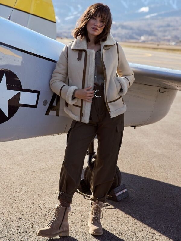 Jane Special Edition Sheepskin B-3 Bomber Jacket