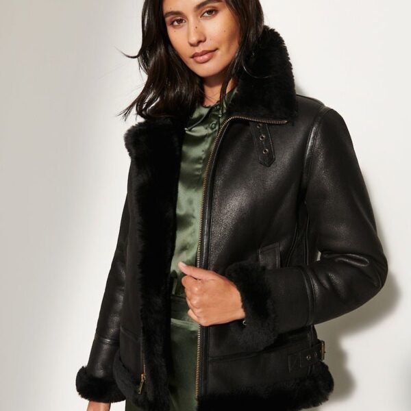 Jane Sheepskin B-3 Bomber Jacket