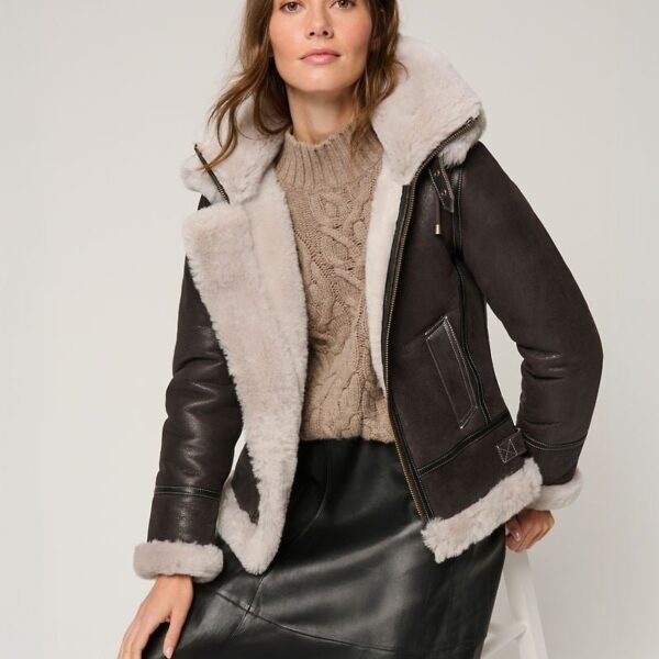 Jane Sheepskin B-3 Bomber Jacket