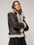 Jane Sheepskin B-3 Bomber Jacket