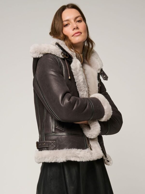Jane Sheepskin B-3 Bomber Jacket