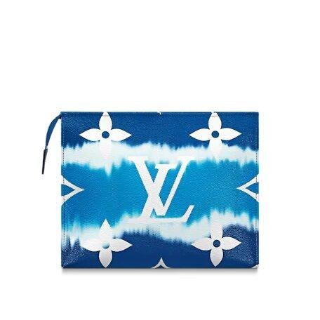 Louis Vuitton ESCALE TOILETRY POUCH 26 Blue