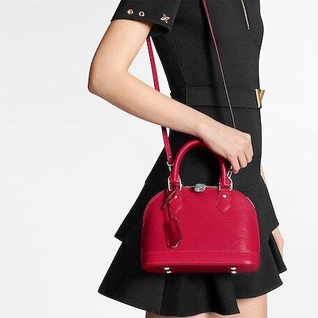 Louis Vuitton  ALMA BB Grenade Pink