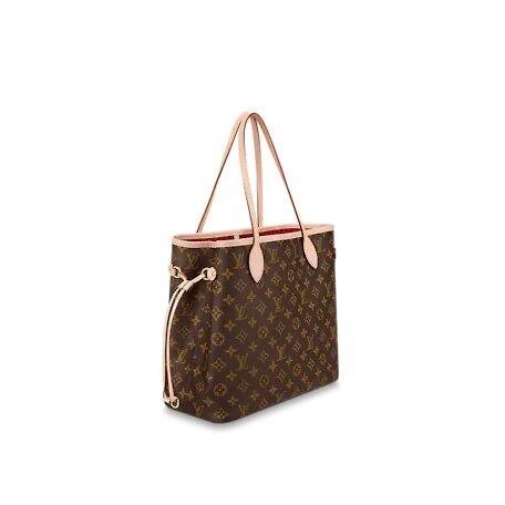 Louis Vuitton NEVERFULL MM Bag Cerise Red