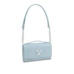 Louis Vuitton LOCKME CLUTCH Olympe Blue