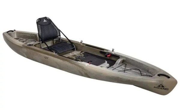 Ascend 12T Sit-On-Top Kayak – Stable & Spacious Fishing and Recreation Kayak