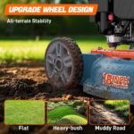 SENIX 18 in. Gas Push Lawn Mower, 144cc 4-Cycle with Side Discharge - Image 6