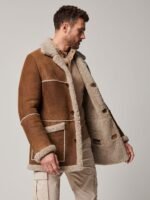 Maverick Sheepskin Rancher Coat - Image 5