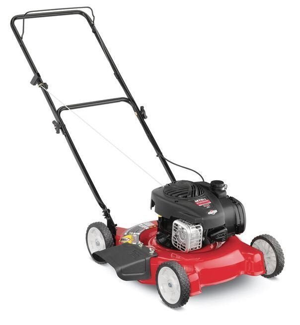 11A-02BT729.jpg Yard Machines 125cc Briggs & Stratton 20″ Push Mower 11A-02BT729 - Image 1