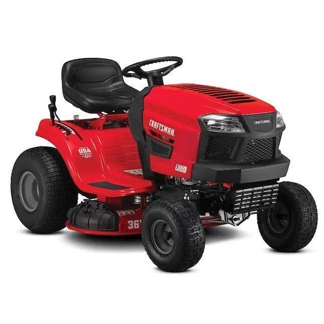 12446787-3.jpg CRAFTSMAN T100 36-in 11.5-HP Riding Lawn Mower - Image 1