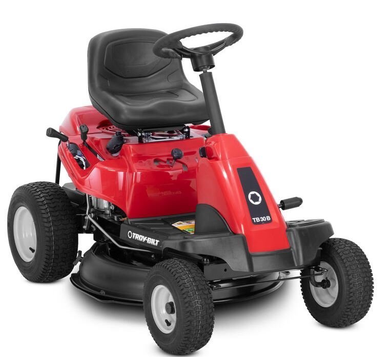 13AC26JDA23.1_9b088b1e-9ec1-4396-bdbc-0089ba6d6674-1.jpg Troy Bilt TB30B 10.5hp Briggs 30″ Rear Engine Riding Lawn Mower #13AC26JDA23 - Image 1