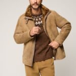 Lance Distressed Sheepskin Jacket