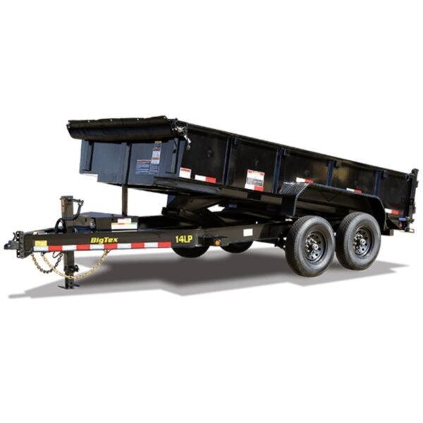 14LP_1-600x600-1.jpg Big Tex Heavy Duty Ultra Low Profile Dump Trailer | 14LP - Image 1