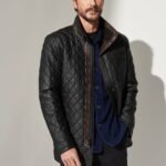 Christian Quilted Leather Coat