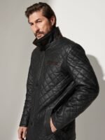 Christian Quilted Leather Coat - Image 6