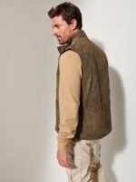 Cole Reversible Suede Leather Vest - Image 2