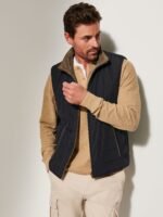 Cole Reversible Suede Leather Vest - Image 3