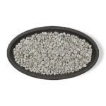 Real Flame 48.25 in. x 28.25 in. Riverside Oval Propane Gas Fire Bowl, Shale