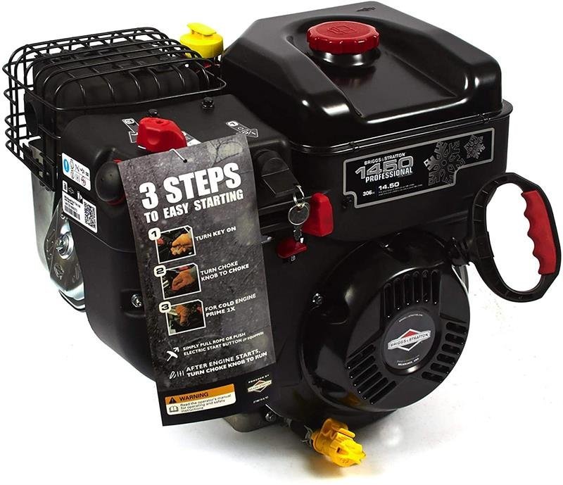 19J137-0007.jpg Briggs Professional Series Snow Engine 14.5 TP ES 3/4" X 2-1/2" #19J137-0007 - Image 1