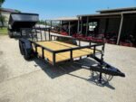 6'4" x 14 Utility Trailer Powder Coated Dovetail (2) 3500 Axles 7k GVWR - Image 12
