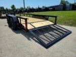 6'4" x 14 Utility Trailer Powder Coated Dovetail (2) 3500 Axles 7k GVWR - Image 13