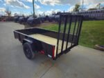 5' X 10' Utility Trailer Straight Deck 18" Sides Tall Gate - Image 6