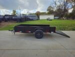 5' X 10' Utility Trailer Straight Deck 18" Sides Tall Gate - Image 15