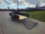 5' X 10' Utility Trailer Straight Deck 18" Sides Tall Gate - Image 17