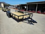 6'4" x 16 Utility Trailer Double Axle Dovetail With Gate Powder Coated (2) 3500lb Axles - Image 9