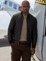 Rocco Leather Baseball Jacket - Image 3