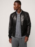 Rocco Leather Baseball Jacket