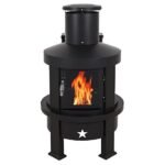 Even Embers Pellet Chiminea, 100 sq. ft., 70,000 BTU