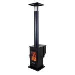 Even Embers Pellet-Fueled Patio Heater with 1 Glass Panel, 100 sq. ft., 70,000 BTU - Image 5