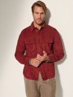 Noah Suede Leather Shirt Jacket - Image 5