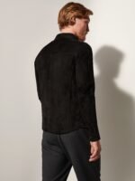 Max Reversible Suede Leather Shirt Jacket - Image 4