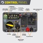 New!Champion Power Equipment 5500Watt Wireless Remote Start RV Ready Portable Inverter Generator with Quiet Technology & CO Shield - Image 3