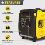 New!Champion Power Equipment 5500Watt Wireless Remote Start RV Ready Portable Inverter Generator with Quiet Technology & CO Shield - Image 2