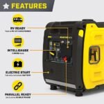 New!Champion Power Equipment 5500Watt Wireless Remote Start RV Ready Portable Inverter Generator with Quiet Technology & CO Shield - Image 2