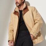 Jack Frost Palomino Edition Leather Coat with Shearling Lining