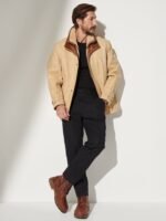 Jack Frost Palomino Edition Leather Coat with Shearling Lining - Image 3