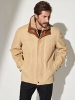 Jack Frost Palomino Edition Leather Coat with Shearling Lining - Image 4