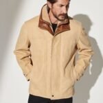 Jack Frost Palomino Edition Leather Coat with Shearling Lining