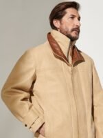 Jack Frost Palomino Edition Leather Coat with Shearling Lining - Image 5
