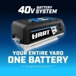 HART 40-Volt 21-inch Supercharge 3-in-1 Self-Propelled Mower Kit, (2) 6.0Ah Lithium-Ion Batteries - Image 18