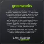 Greenworks 60V 21" Self Propelled Lawn Mower with (1) 8.0 Ah Battery & Rapid Charger 2546402 - Image 10