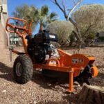 Power King 11 in. 14 HP Commercial Kohler Gas Powered Stump Grinder with Extra Set of Teeth and Precision Control Brake – Seacayago - Image 2