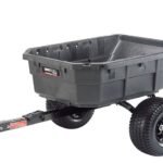 Ohio Steel ATV CARTS 12.5 cu. ft. Poly ATV Cart, 1250 lb. capacity w/ swivel dump #4048PS-ATV